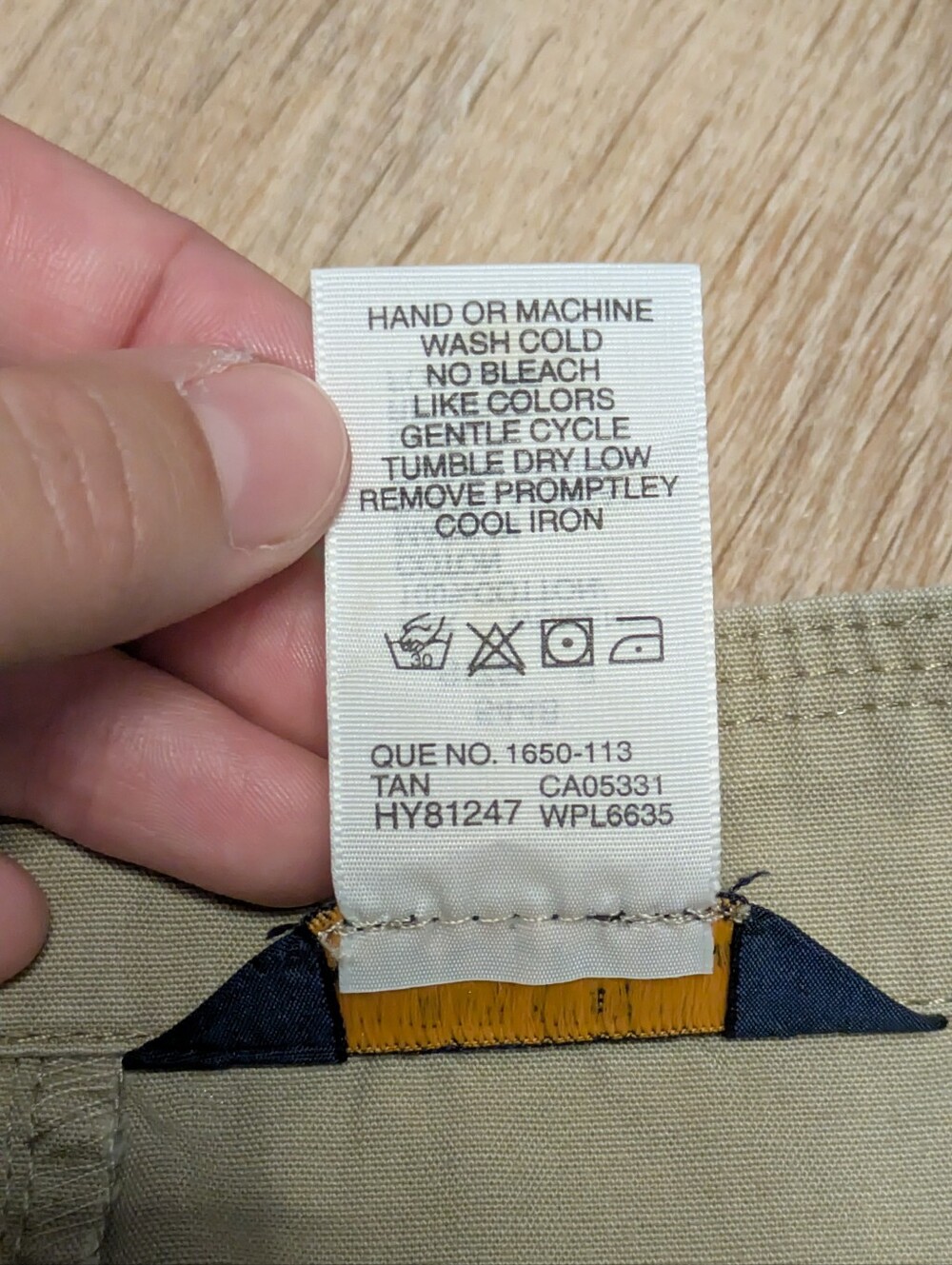 Woolrich Cotton Khaki Skirt Size 8 - Picture 5 of 6